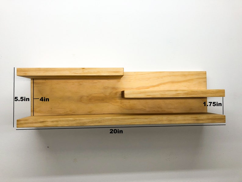 Modern Floating Shelf Wall Organizer Simple Office Shelf Etsy