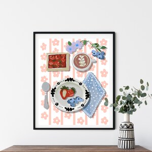 Breakfast Still Life Art Print: Food Themed Kitchen Decor - Etsy