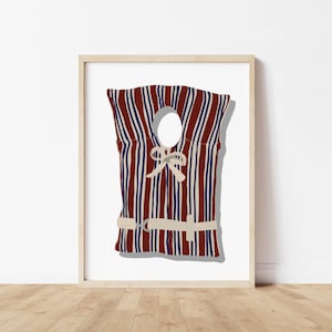 Summer Wall Art Print - Beach Decor - Coastal Wall Art Decor - Beach Wall Art Print - Beach Decor - Nautical Decor Life Jacket Art Print
