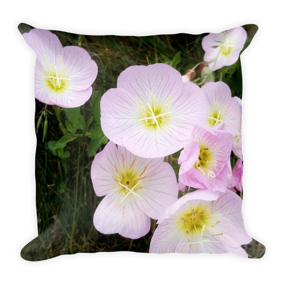 Primrose Chorus pillow cover 18x18 pillow cover 18x18 nature decor rustic