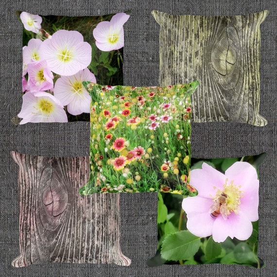 Primrose Chorus pillow cover 18x18 Primrose Chorus pillow cover 18x18