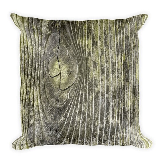 Barnwood in Moss pillow cover 18x18 18 X 18 Inch Pillow Cover, The Office