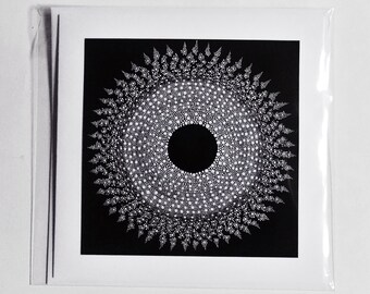 Moonflower, Mounted Print, Greeting Card