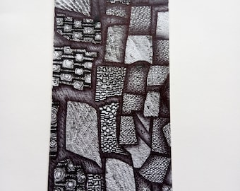 Patchwork, Original Drawing