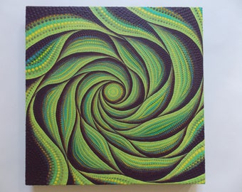 Nature's Time, Original Acrylic Painting on Canvas