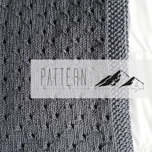 The Teagan Baby Blanket Knitting Pattern