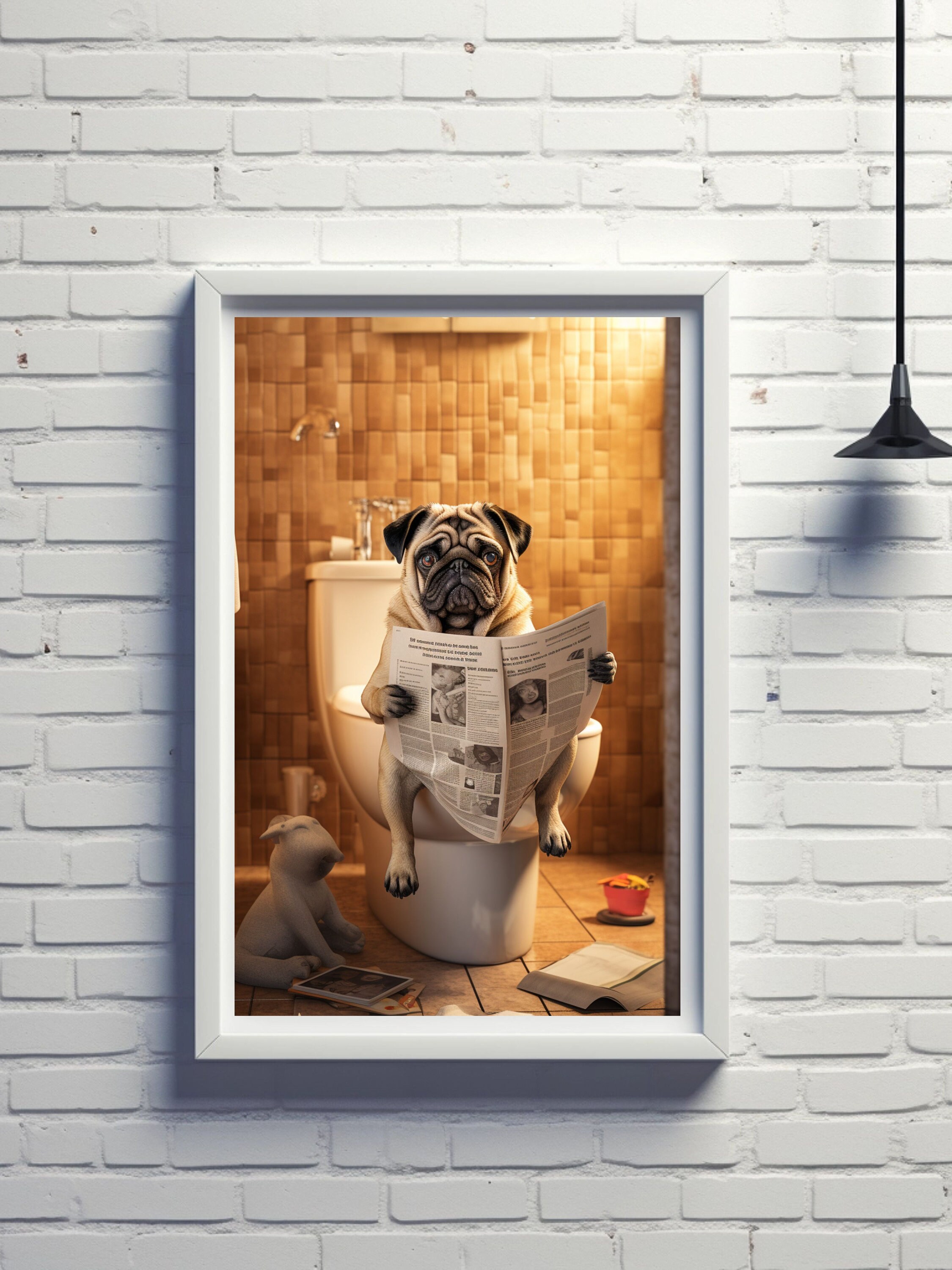 Pug clearance table lamp
