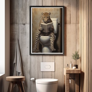 Animal Art Leopard, Animal Art Print, Animal Nursery Wall Art, Funky ...