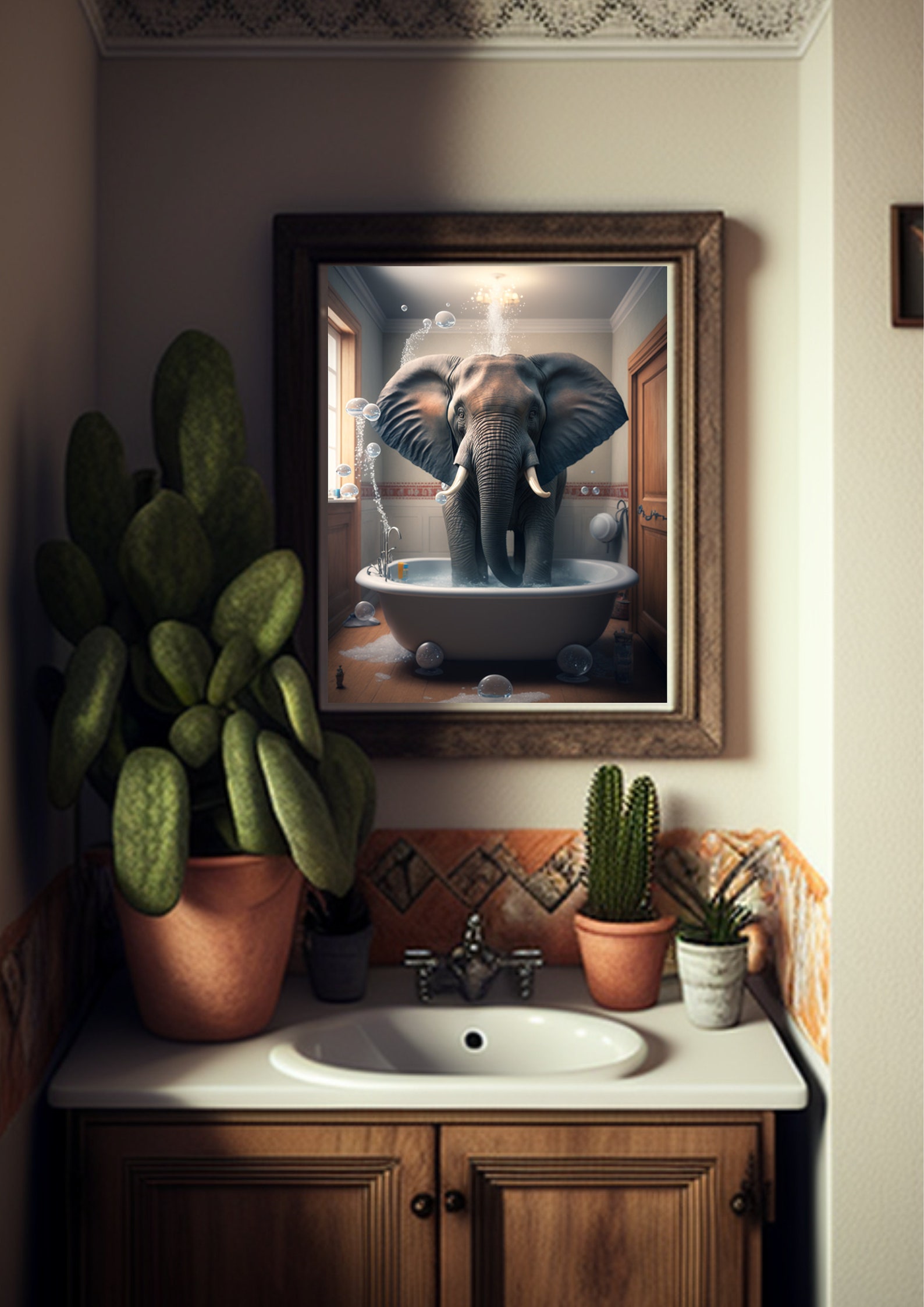 Bathroom Art Elephant Wall Art Bathroom Wall Art Bathroom - Etsy