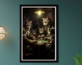 Cats Playing Poker: A Fun and Quirky Addition to Your Poker Room