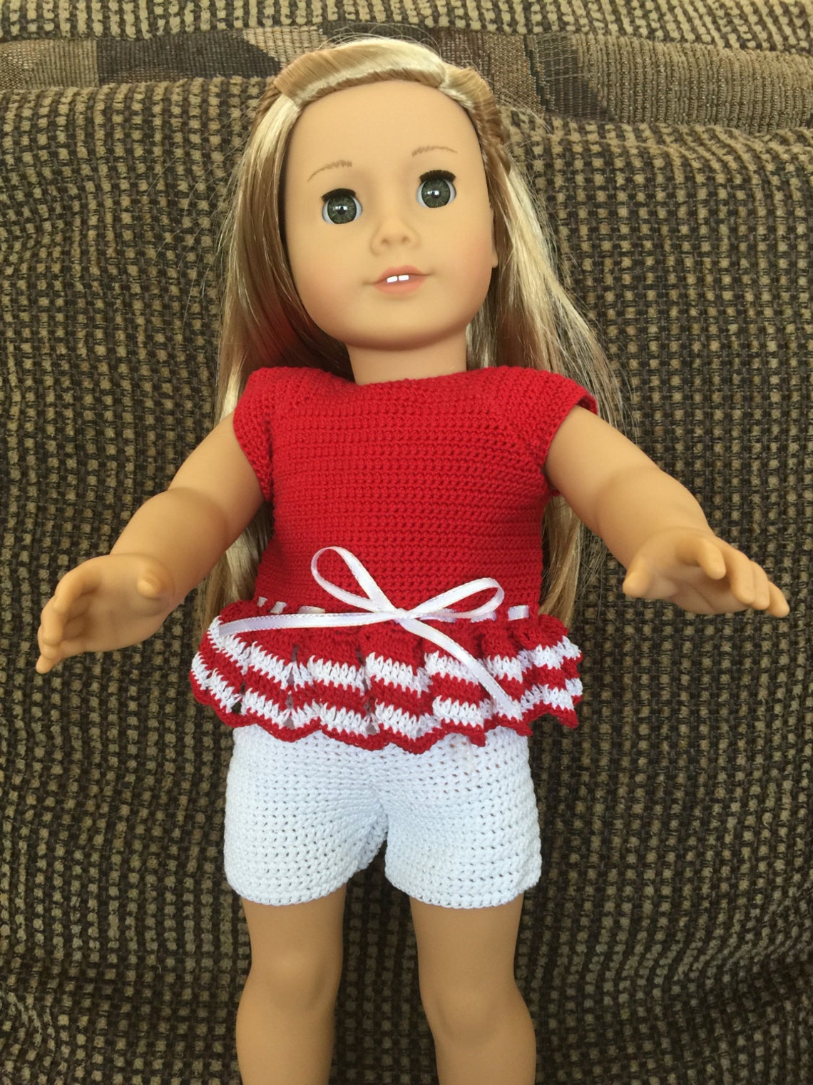 American Girl Doll Shorts Outfit Etsy