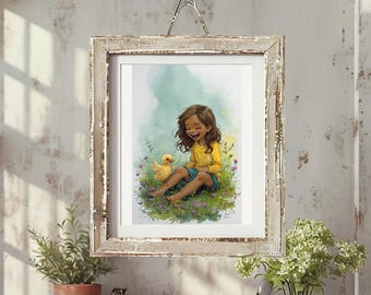 Easter spring wall art