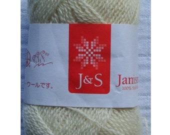 Shetland Lace 2 Ply ~ Weiß (Farbton L1)