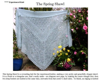 The Spring Shawl ~ Heirloom Knitting pdf ~