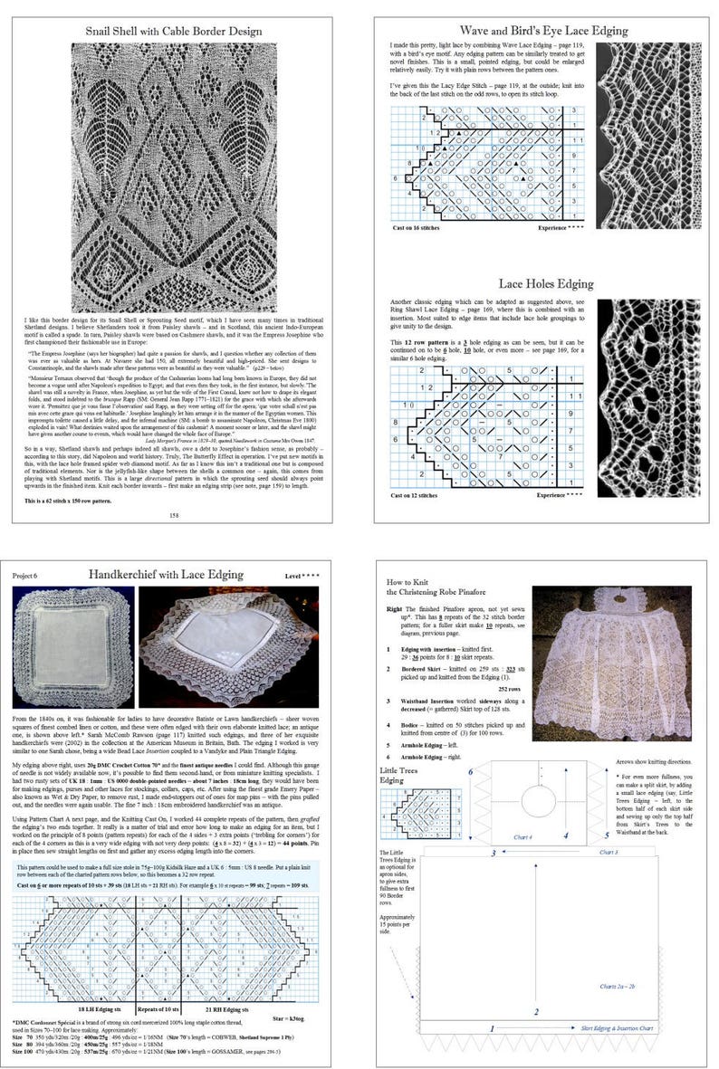 Heirloom Knitting Book / Pdf Option Revised Enlarged Full Etsy Australia