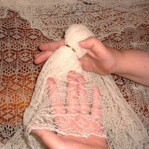 Wedding Ring Shawl Pattern pdf ~ Shetland Lace  ~ Heirloom Knitting Sharon Miller