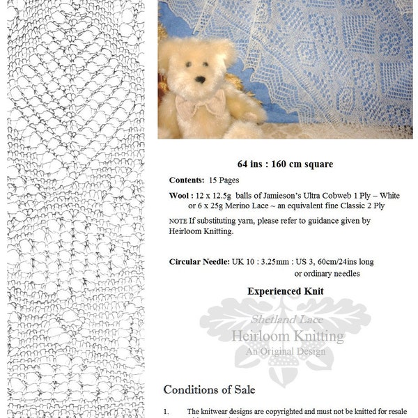 The Cameron Shawl ~ Heirloom Knitting pdf ~