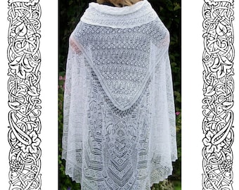 The Princess Shawl - Revised and Updated for tablet viewing -Sharon Miller - Shetland Lace - Heirloom Knitting