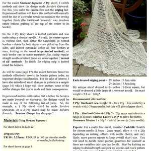 pdf The Lerwick Lace Shawl eBook Shetland Lace Heirloom Knitting Sharon Miller image 2