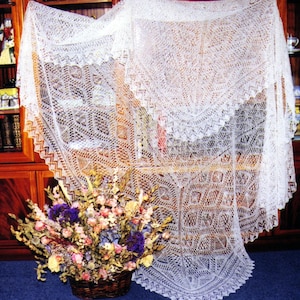 The Unst Bridal Shawl pdf ~ Heirloom Knitting ~ Sharon Miller