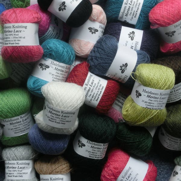 Merino Lace ~ Cobweb weight  SALE 1/2 price