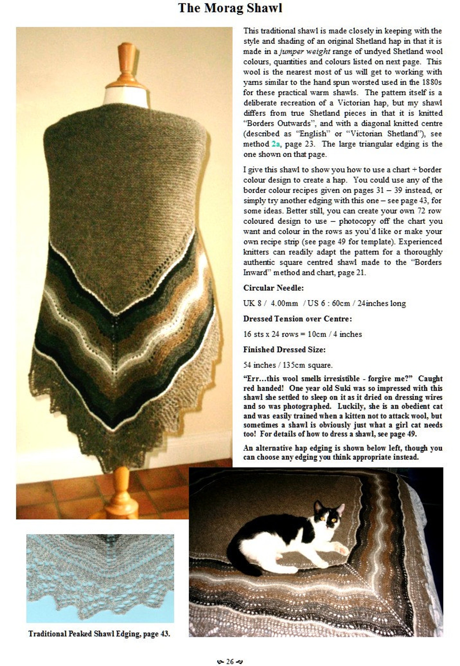 knitting hap shawls