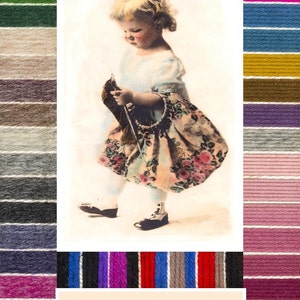 1916 Fleisher Color Card for Knitting pdf see Genuine Antique Yarns Knitting History image 2