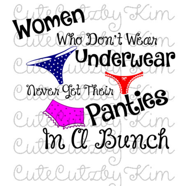 Funny SVG Panties in a bunch Etsy