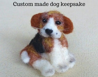 Custom Made Dog Keepsake, Personalised Dog Decoration, Dog Sculpture Made After the Picture of Your Dog, Pet Portrait