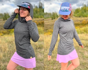 Merinoulls-solhuva: Damunderställ i High Country-stil