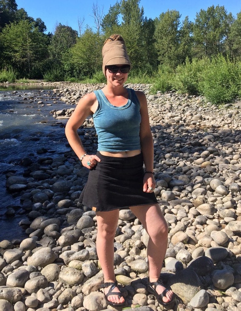Organic Cotton Custom Made To Order Kundalini Crop Top Hemp Plant Dyed /& Shungite Infused for EMF Protection