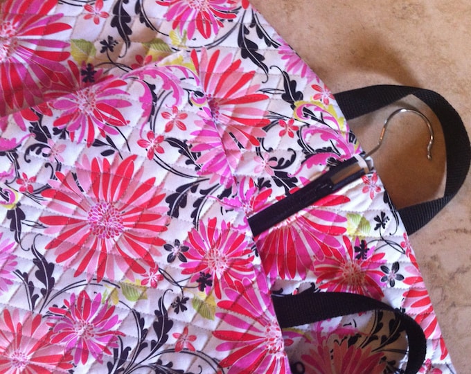 Quilted Garment Bag, Hanging Garment Bag, Weekend Bag With Handles
