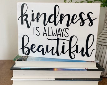 kindness is beautiful sign, teacher sign, classroom sign, kindness sign, teach kindness, sprinkle kindness, be kind, kindness matters