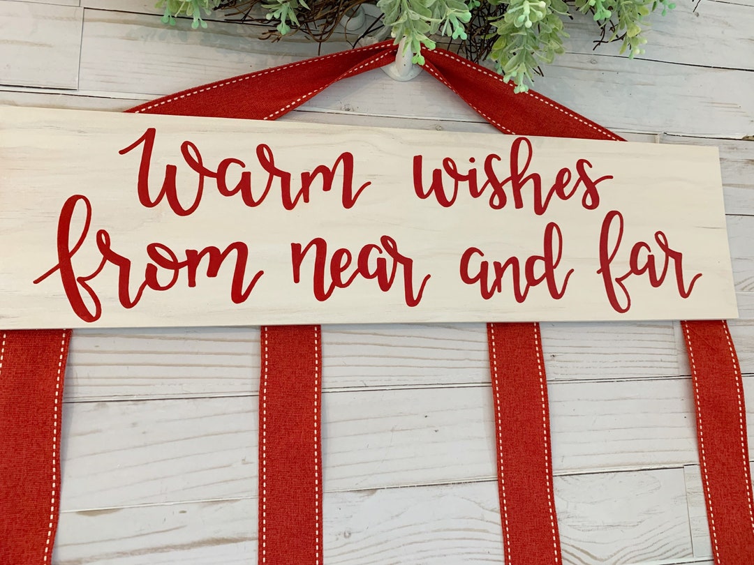 Merry Mail Christmas Card Holder 