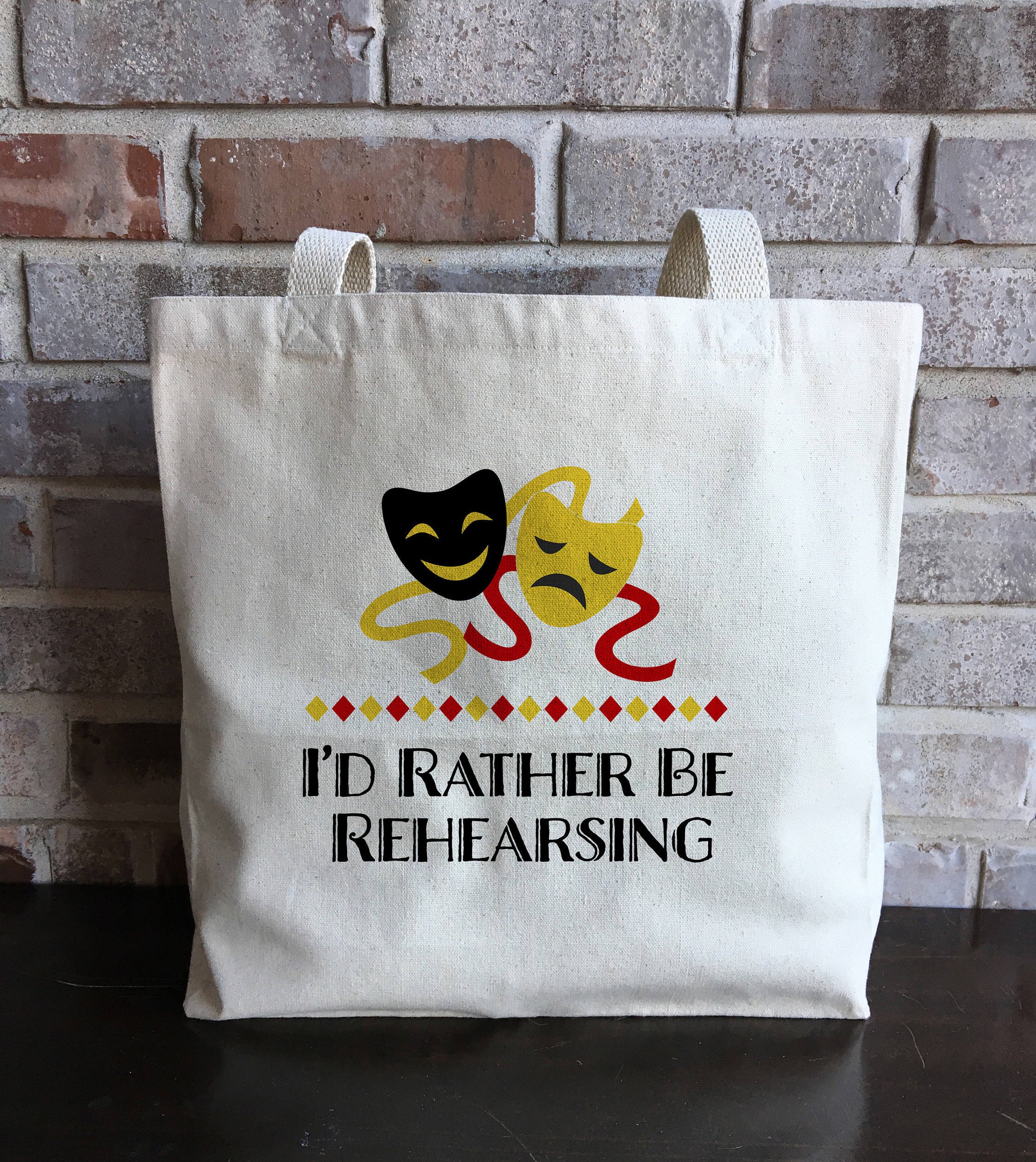 Theater Tote bag Theater Gift Theatre Gift Actor Gift Etsy