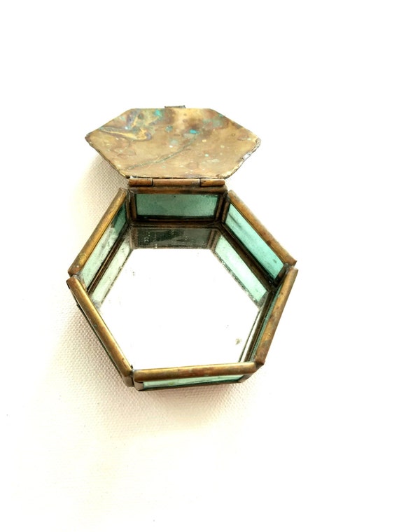 Vintage Art Nouveau / Vintage Jewelry Box / Vinta… - image 4