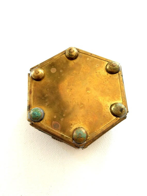 Vintage Art Nouveau / Vintage Jewelry Box / Vinta… - image 5