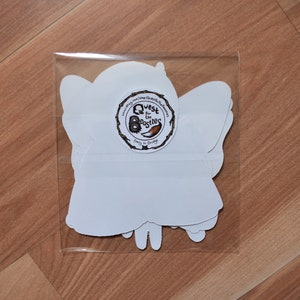 4 Pack Moth Sticker Set, Cute Assorted Moths Vinyl Stickers image 4