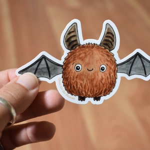 4 Pack Halloween Sticker Set, Bat and Pumpkin Vinyl Stickers image 9