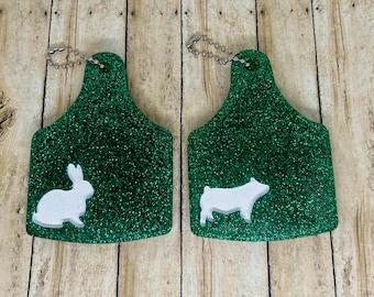 4-H Resin Animal Ear Tags for Buyer Gifts