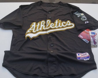 oakland a's black jersey