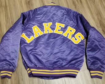 vintage lakers championship jacket