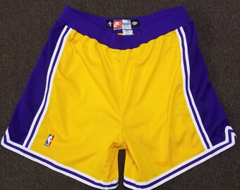 lakers authentic shorts