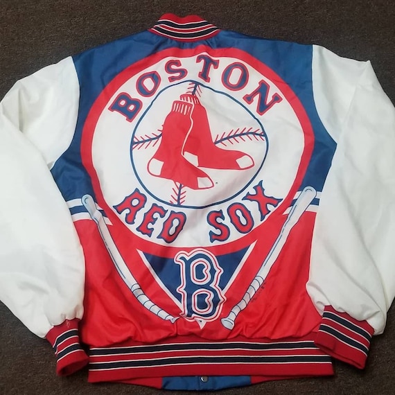 1991 Boston Red Sox chalkline jacket,90s red sox … - image 1