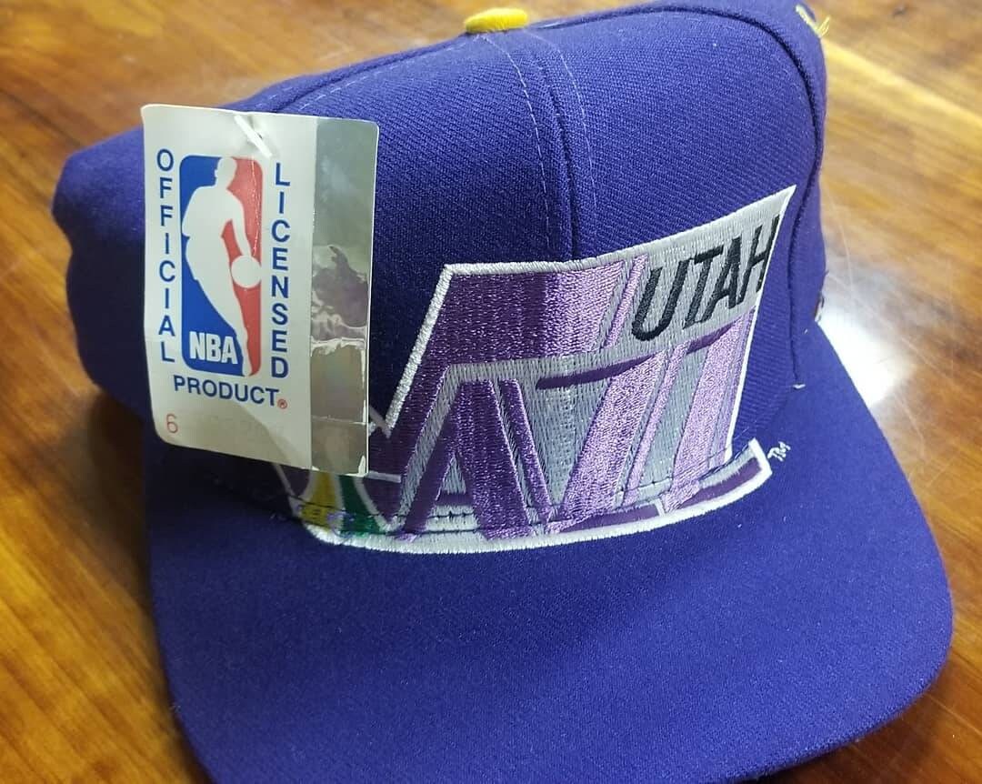 Mitchell & Ness, Accessories, Mitchell Ness Utah Jazz Purple Retro Logo  Hat