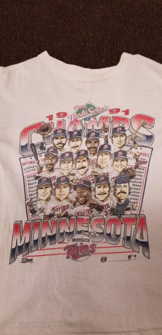 Original 1991 Minnesota Twins world series shirt,… - image 2