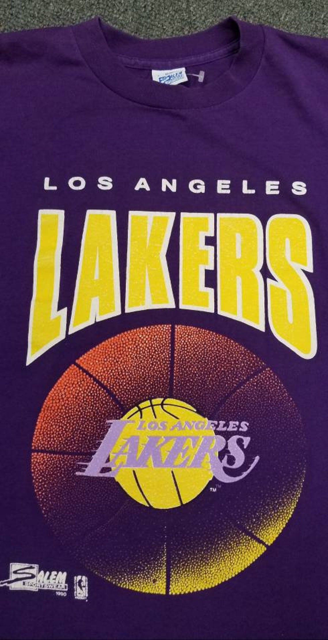 Used original 1990 Lakers shirt la lakers shirtmedium lakers | Etsy