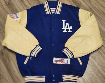 POLO RALPH LAUREN Men's MLB Collection Dodgers LA Satin Jacket size XXL NEW  NWT
