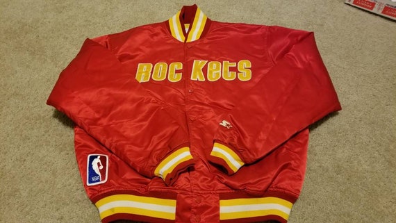 vintage houston rockets starter jacket