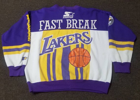 27x26,80s 90s LA Lakers sweatshirt LA lakers crew… - image 2